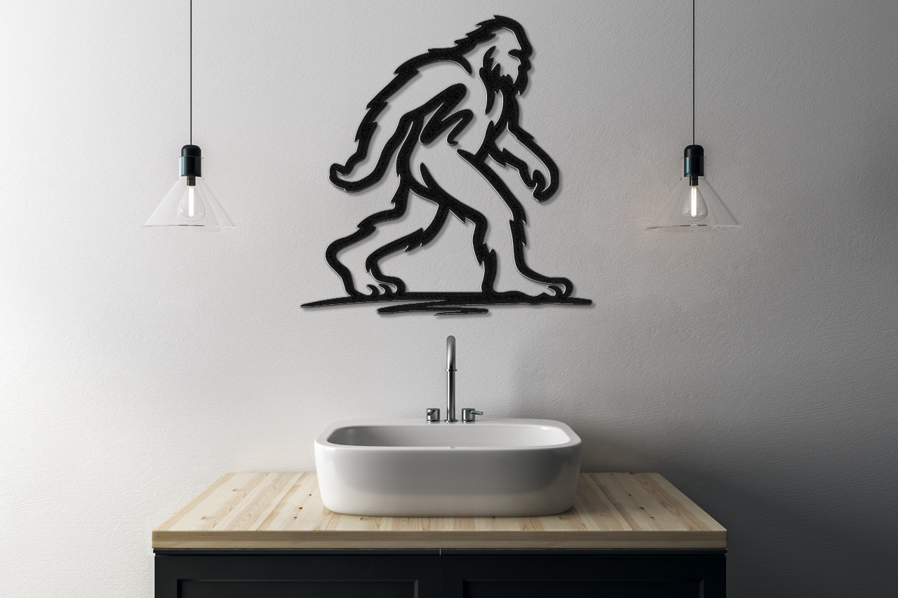Bigfoot Metal Wall Art