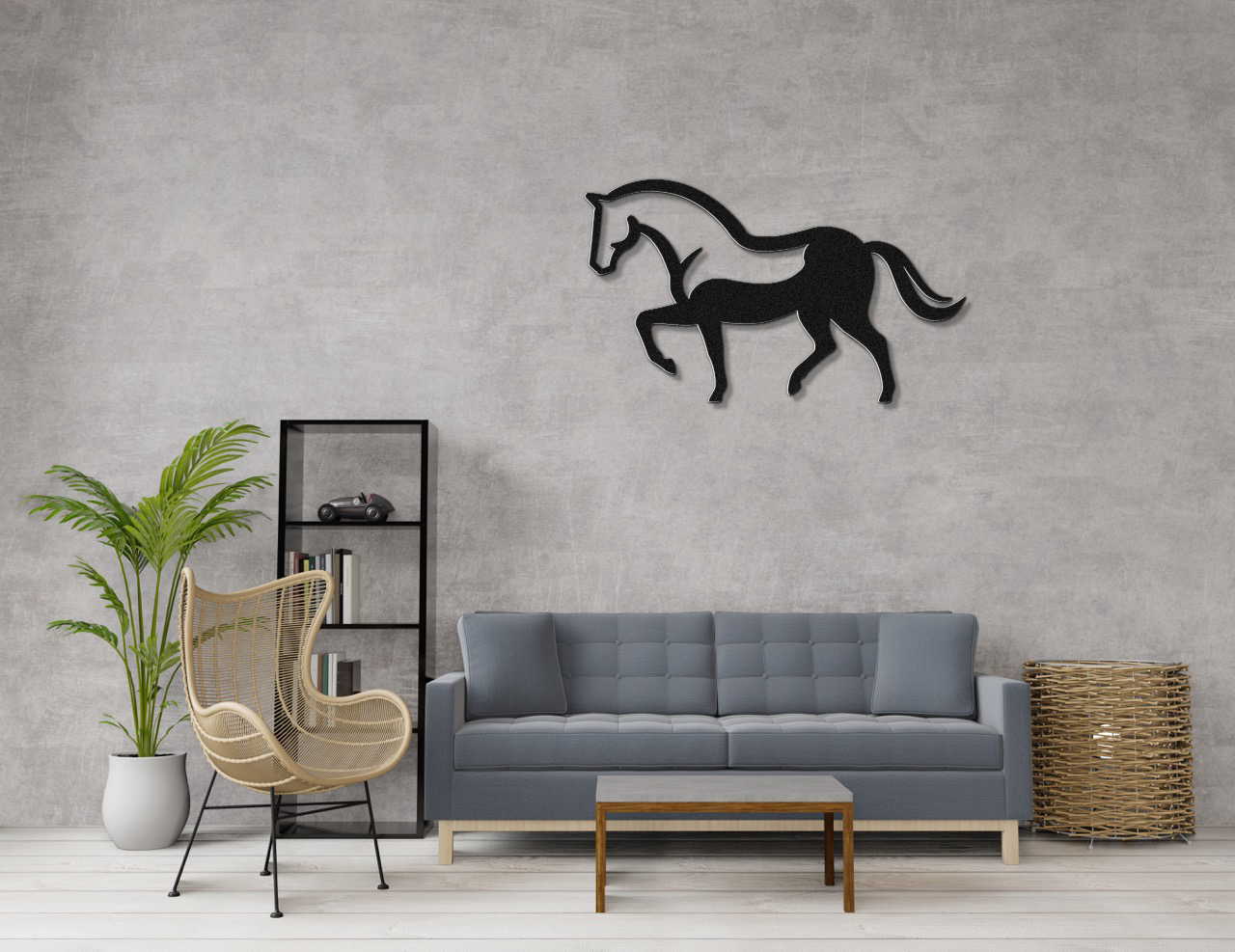 Horse Metal Wall Art