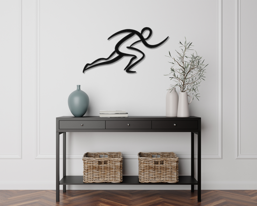 Runner Metal Wall Art