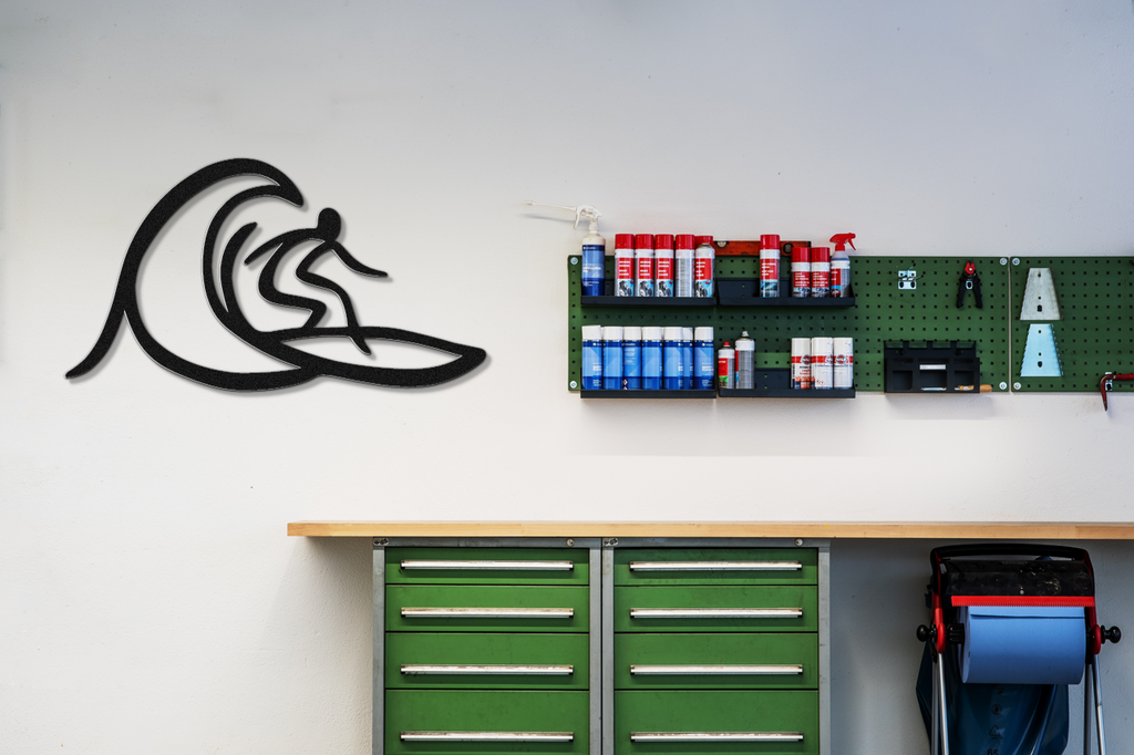 Surfer Metal Wall Art
