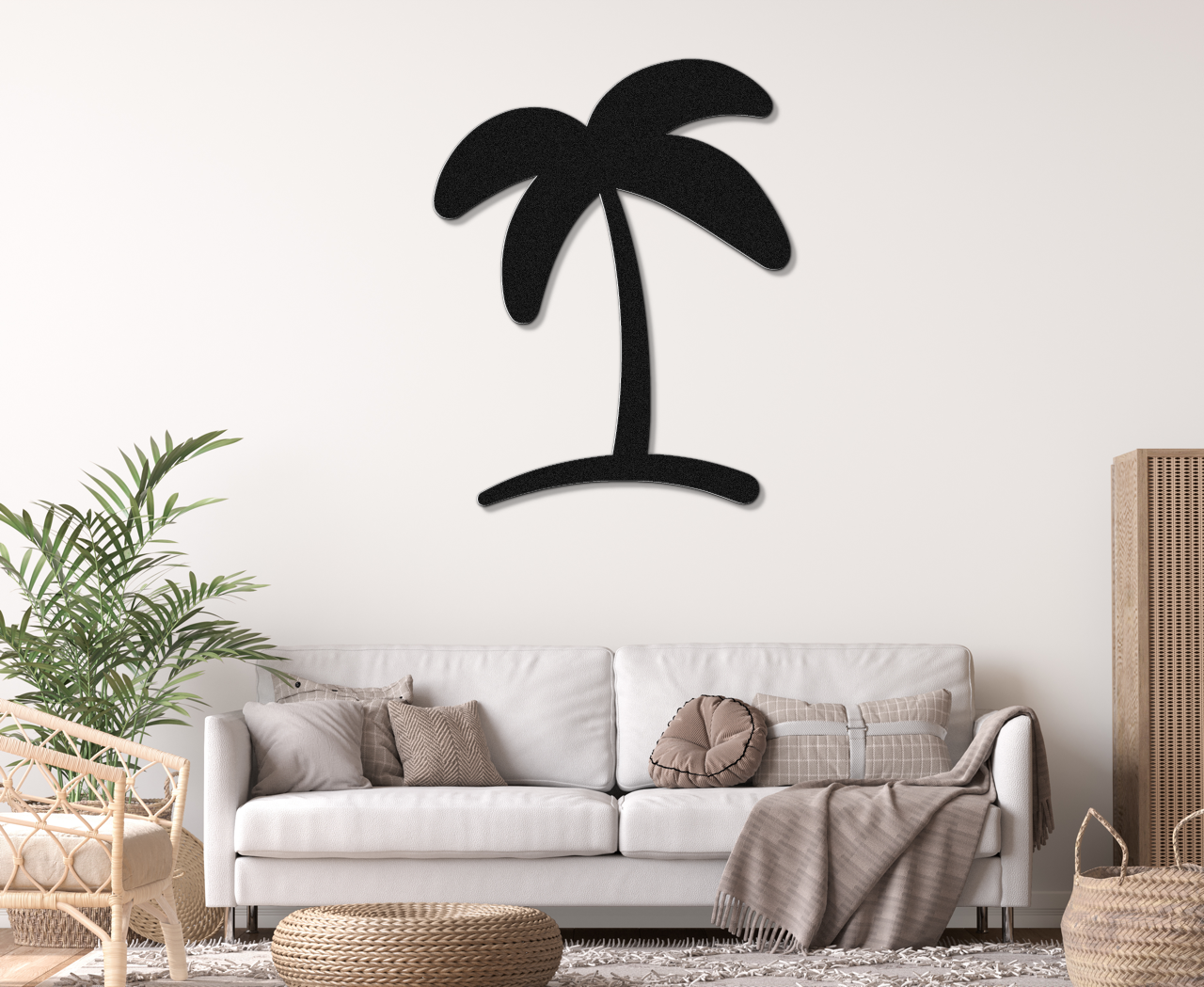 Palm Tree Metal Wall Art