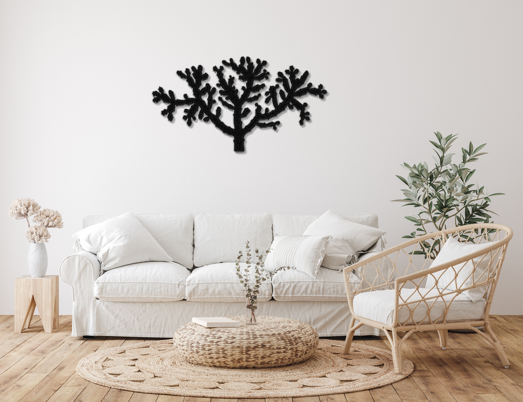 Cholla Cactus Metal Wall Art