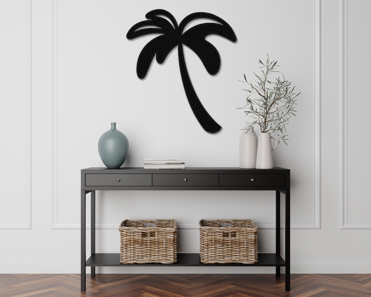 Palm Tree Metal Wall Art