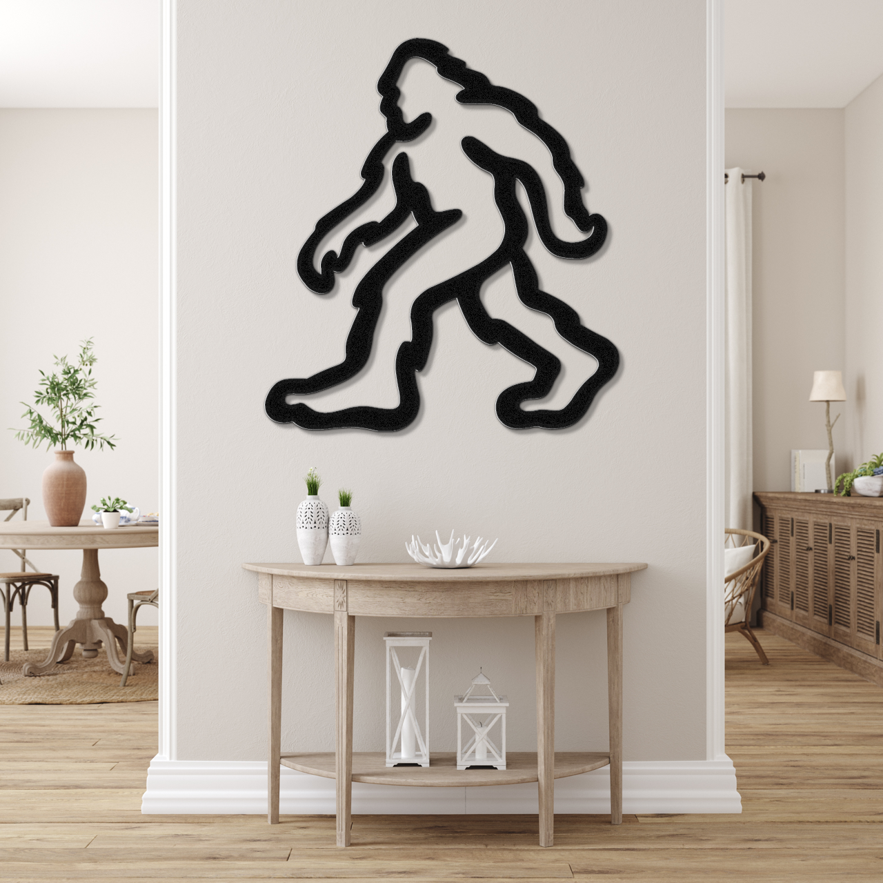 Bigfoot Metal Wall Art
