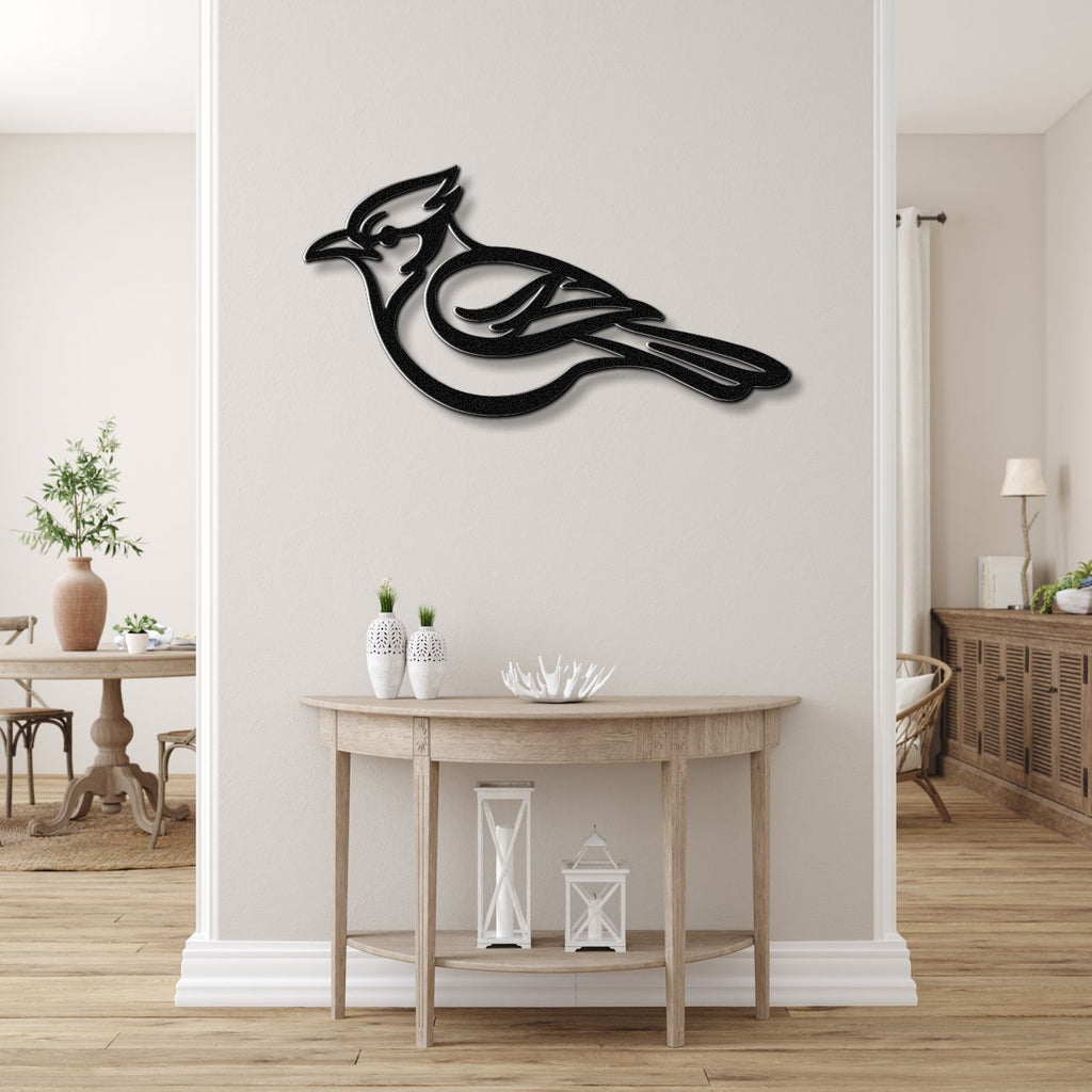 Blue Jay Metal Wall Art