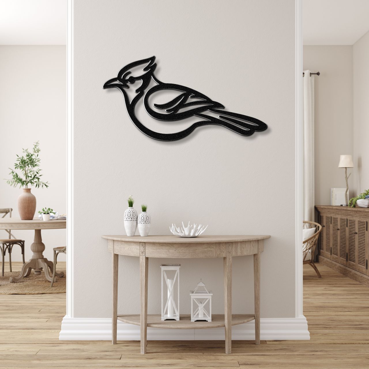 Blue Jay Metal Wall Art