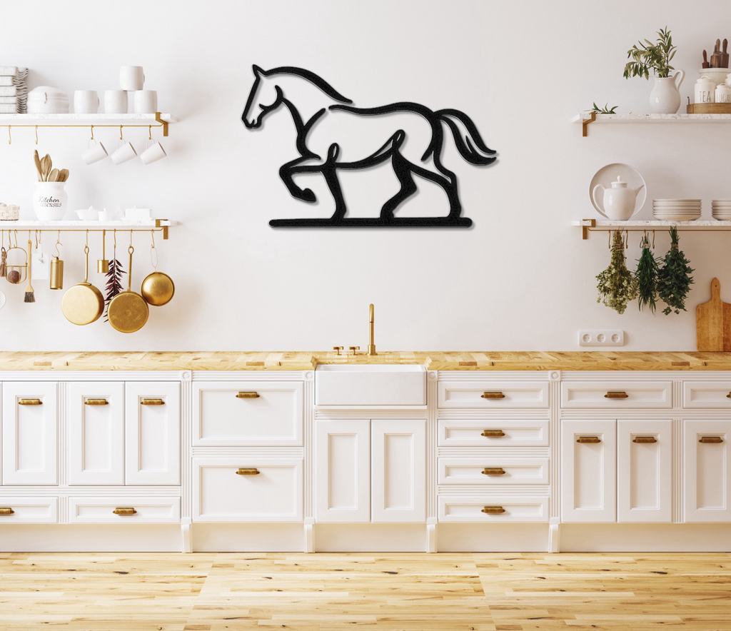 Horse Metal Wall Art