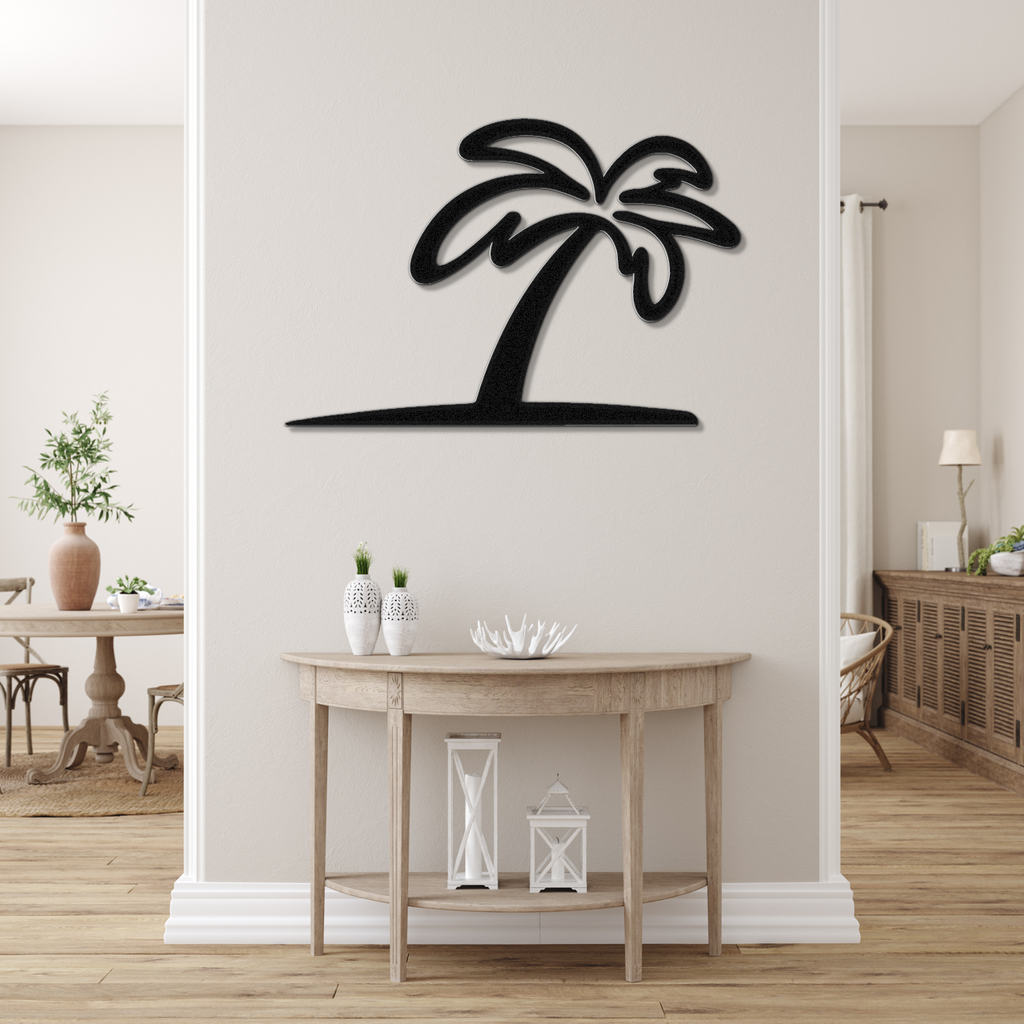 Palm Tree Metal Wall Art