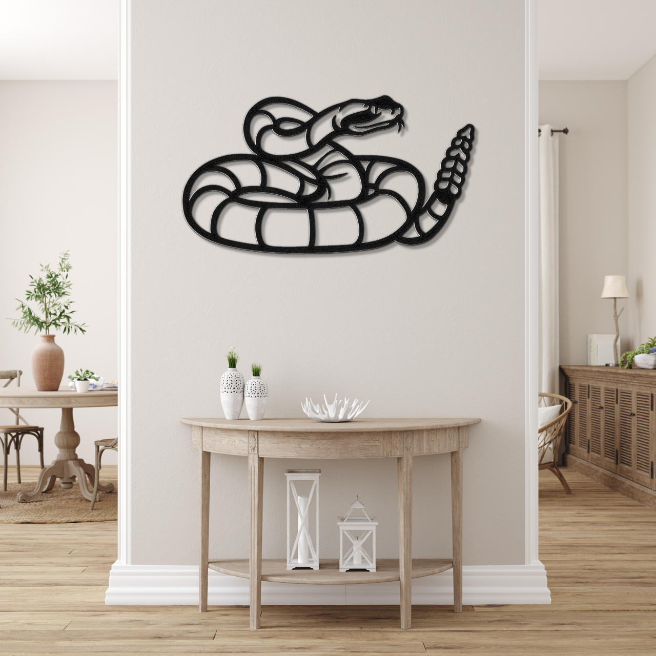 Snake Metal Wall Art