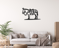 Burro Metal Wall Art