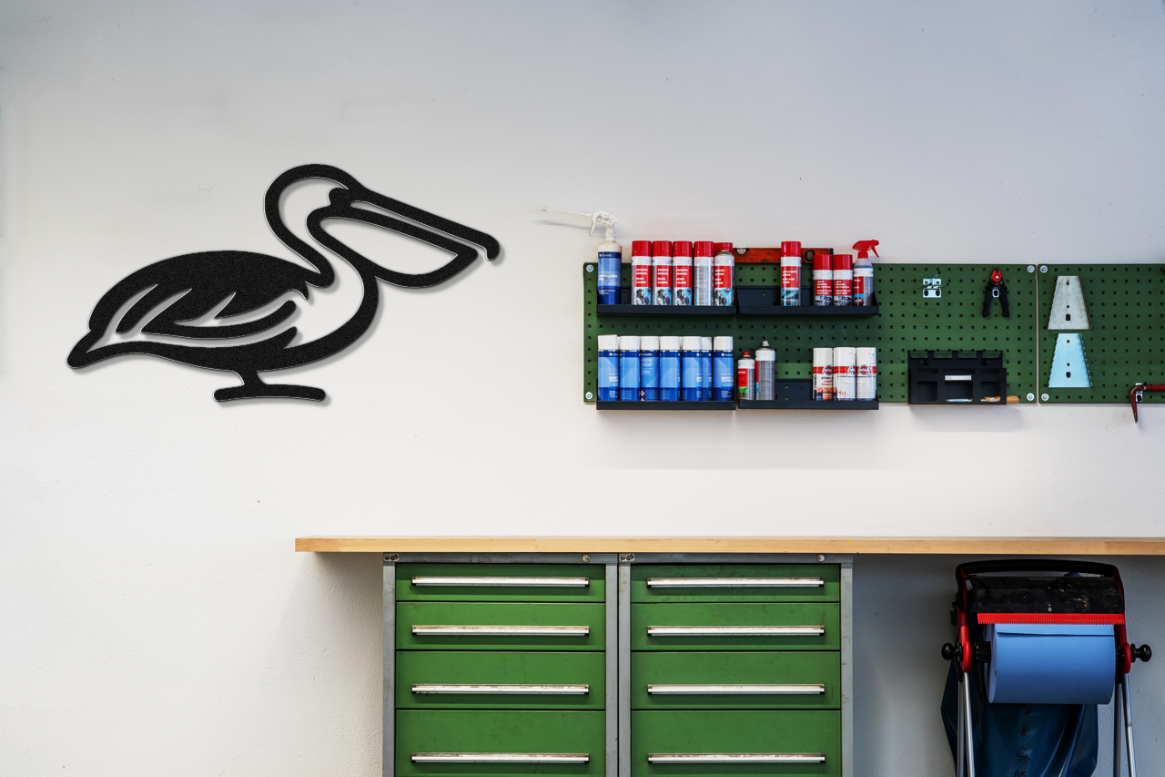 Pelican Metal Wall Art
