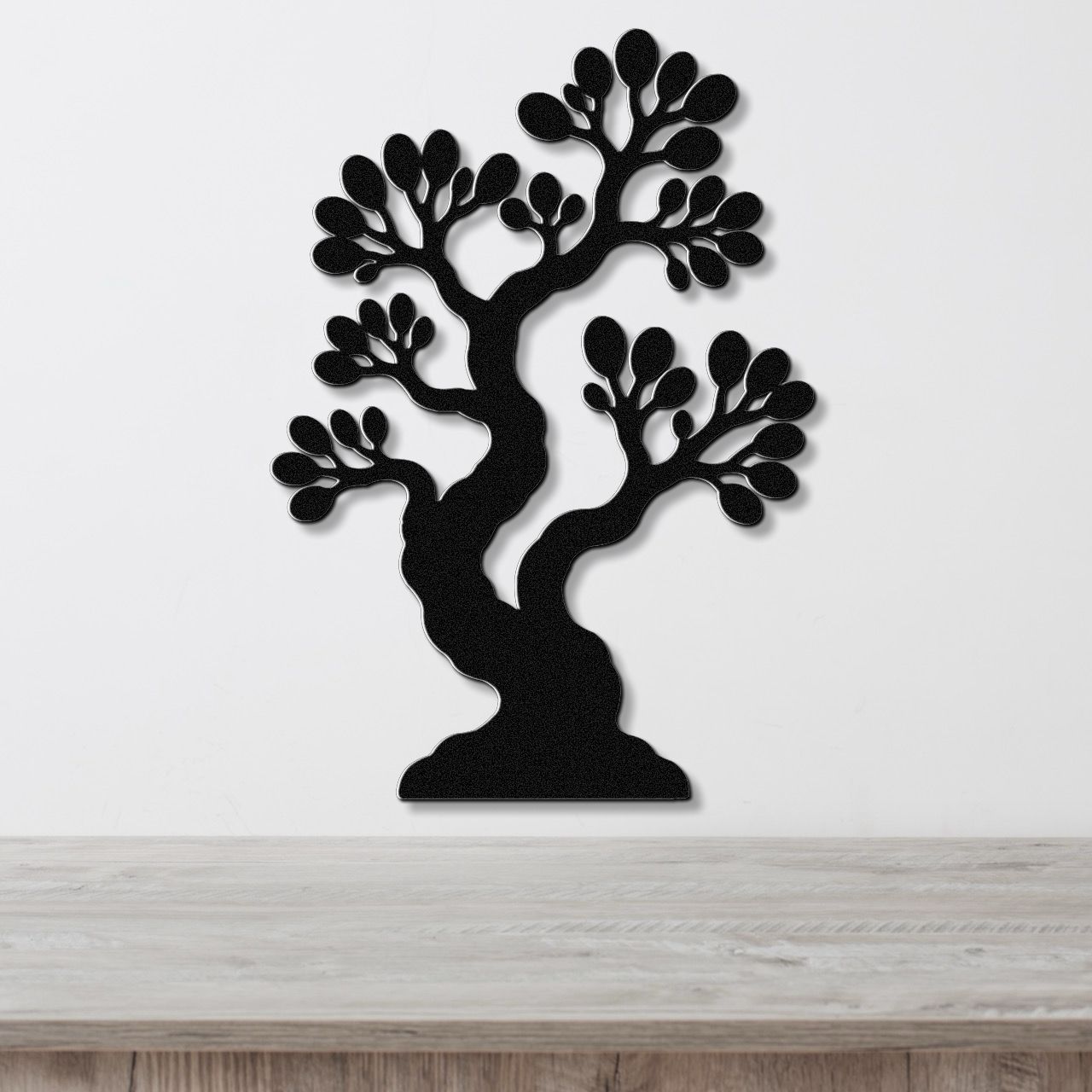 Bonsai Tree Metal Wall Art