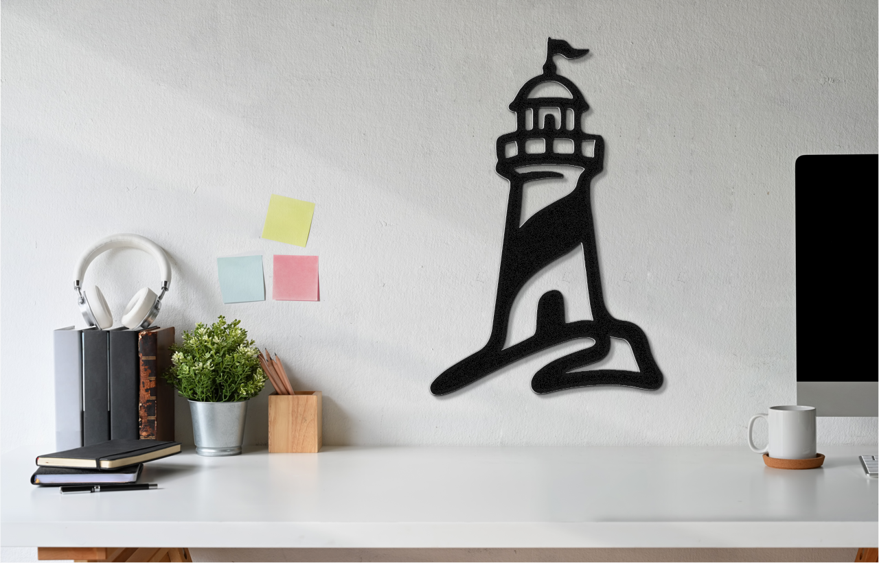 Lighthouse Metal Wall Art