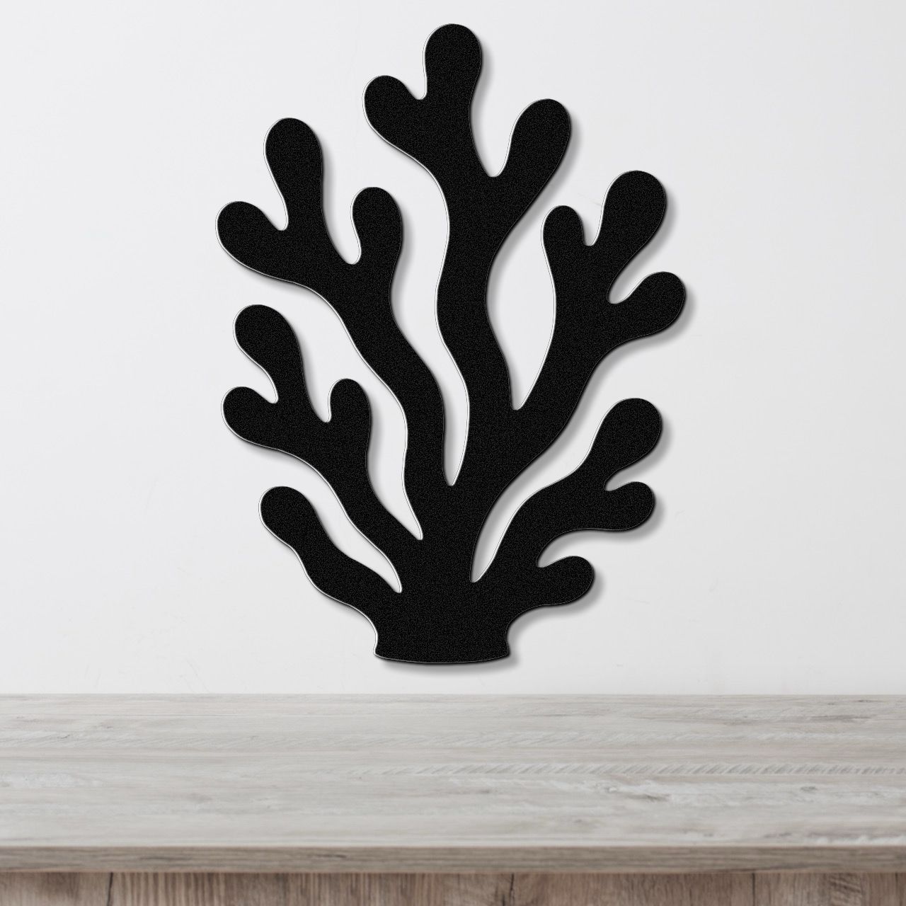 Coral Metal Wall Art