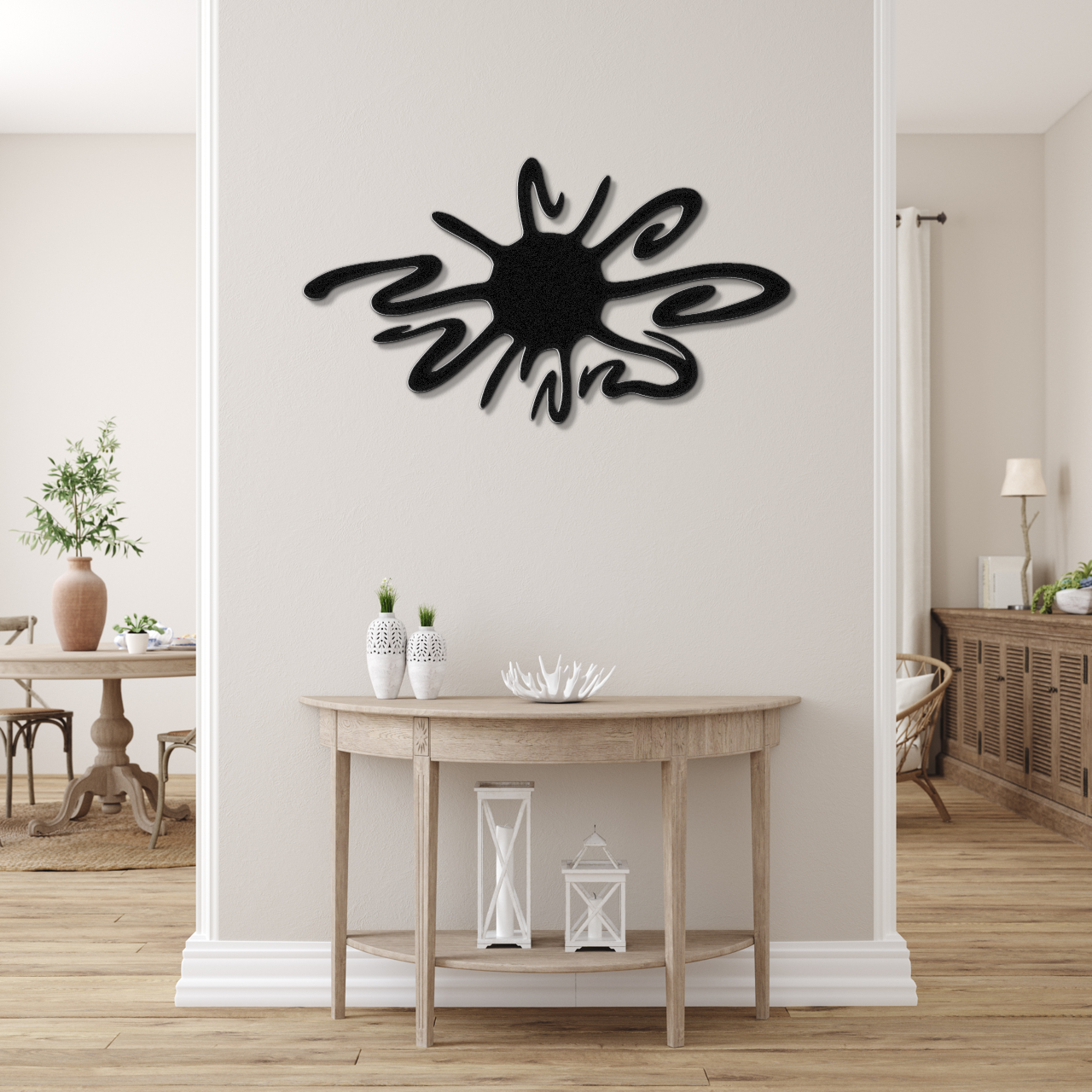 Sea Urchin Metal Wall Art