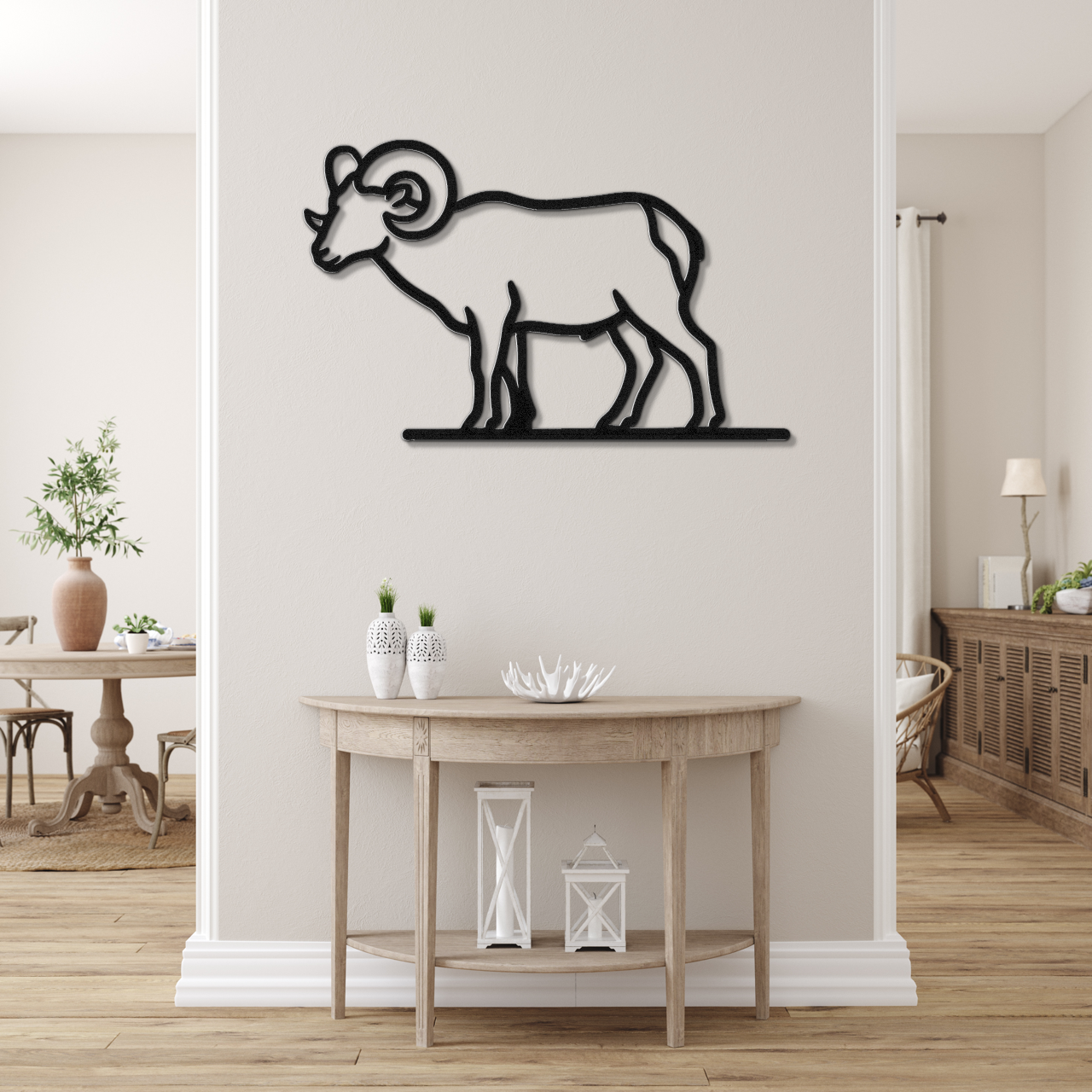 Bighorn Sheep Metal Wall Art