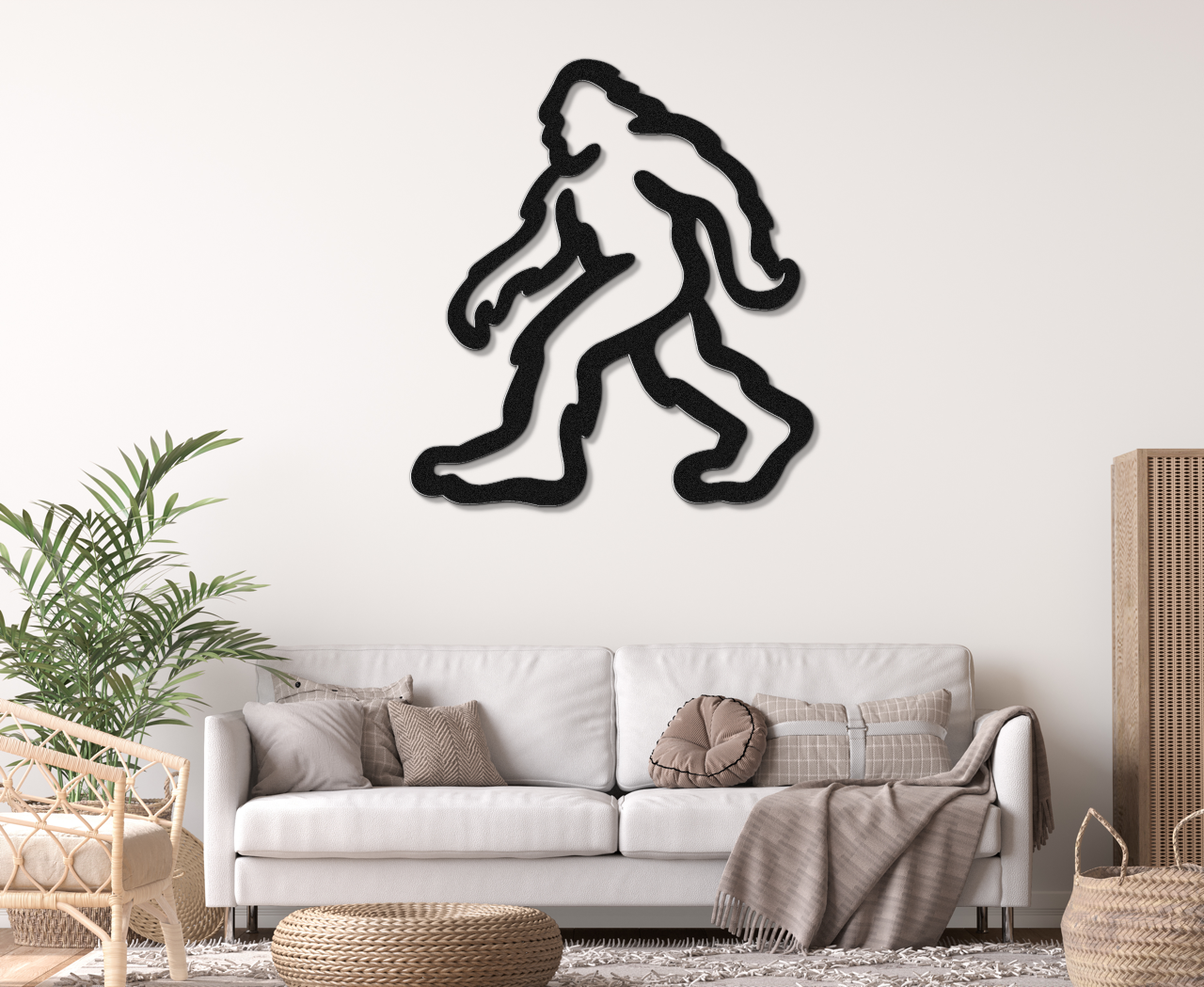 Bigfoot Metal Wall Art