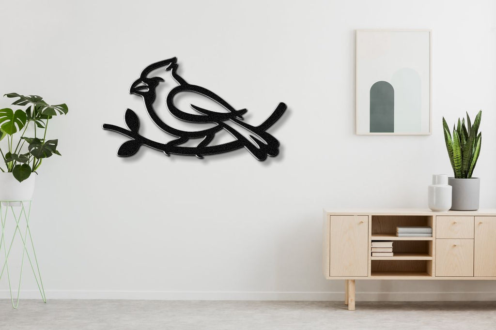 Cardinal Metal Wall Art