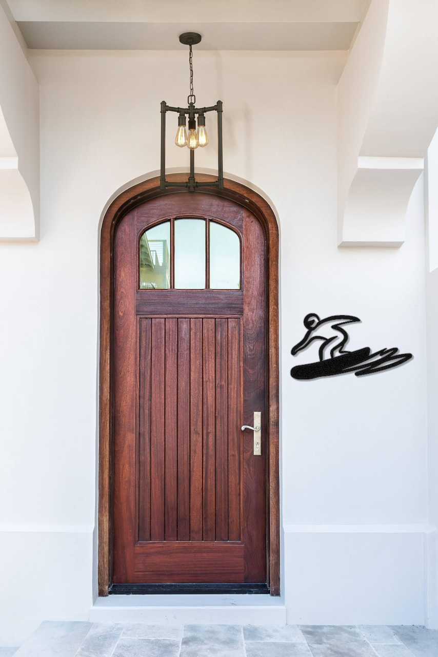Snowboarding Metal Wall Art