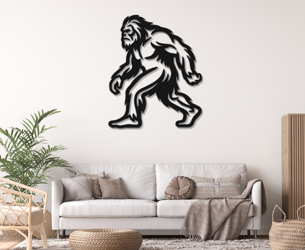 Bigfoot Metal Wall Art
