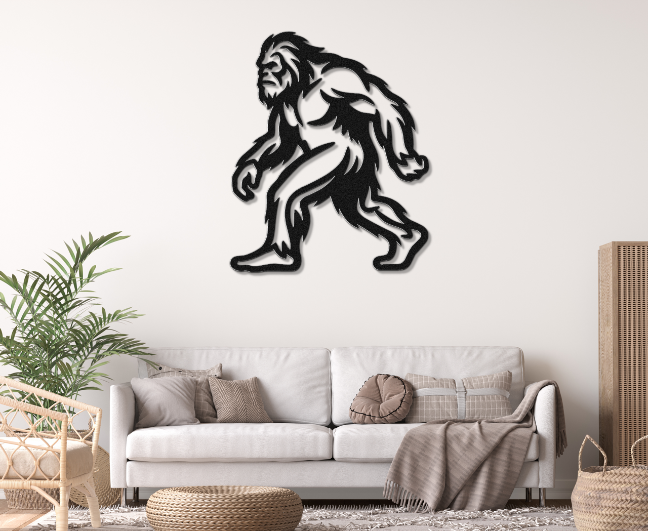 Bigfoot Metal Wall Art
