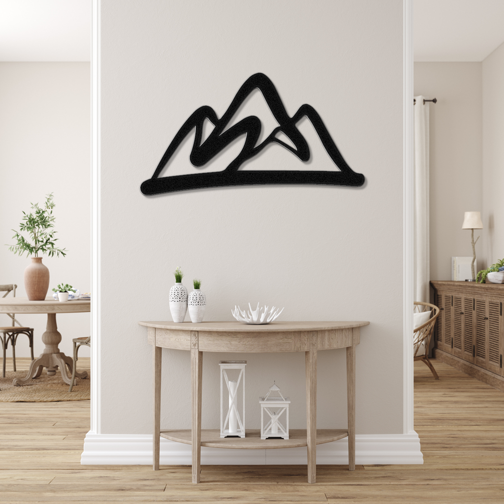 Mountains Metal Wall Art