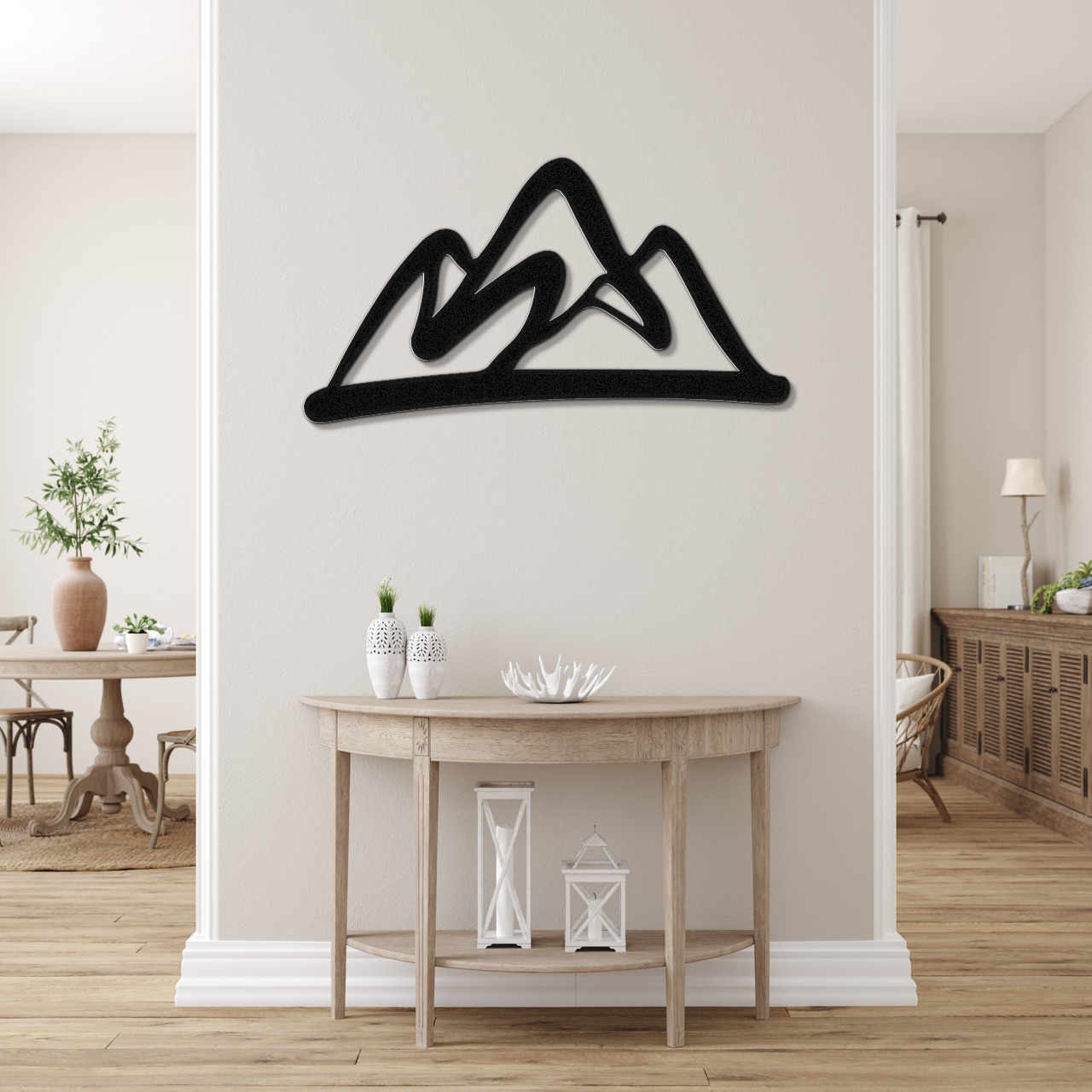 Mountains Metal Wall Art