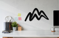 Mountains Metal Wall Art