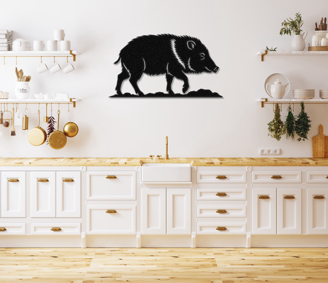 Javelina Metal Wall Art