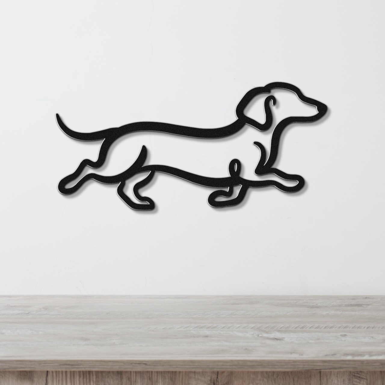 Dachshund Metal Wall Art