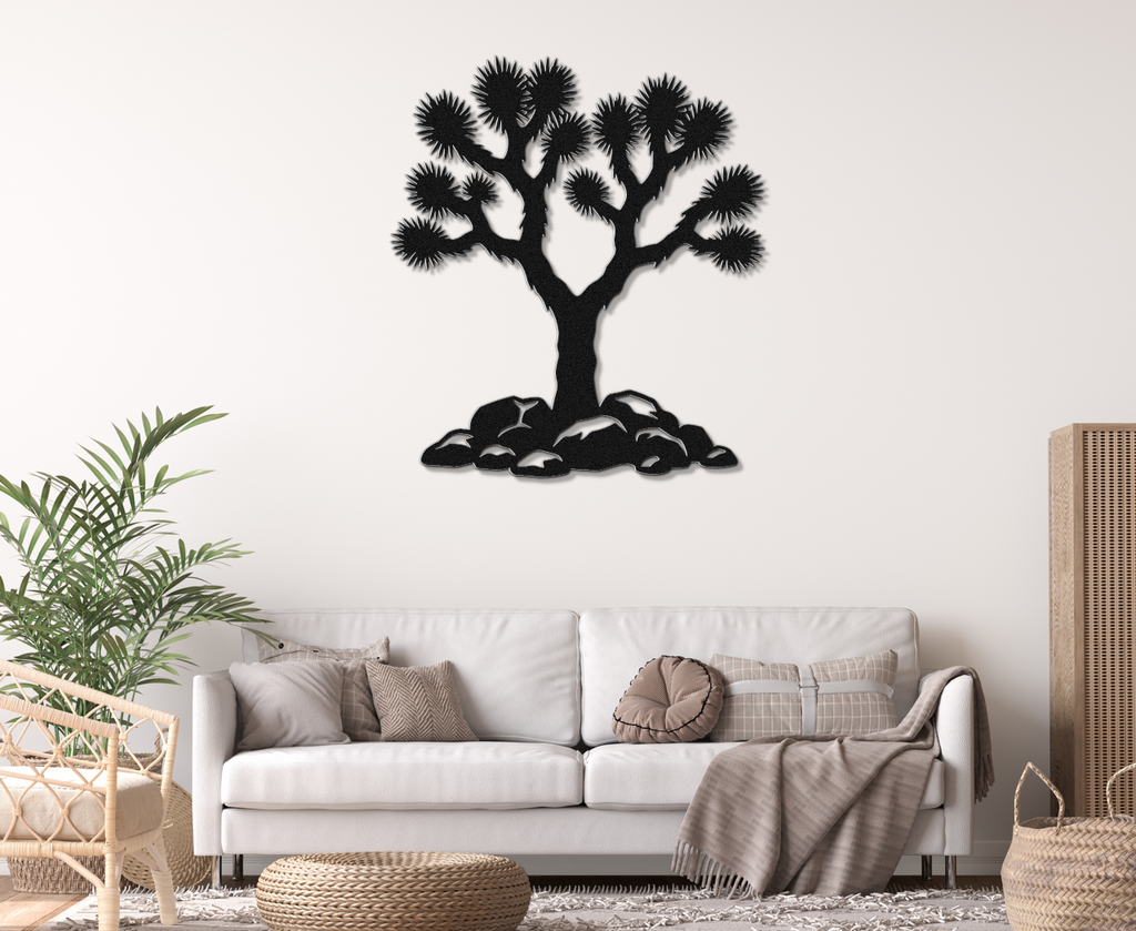 Joshua Tree Silhouette Metal Wall Art