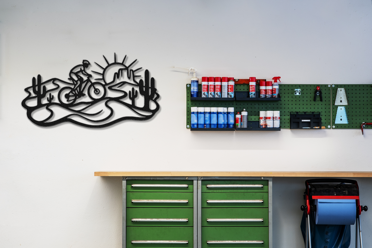 Arizona Cycling Metal Wall Art