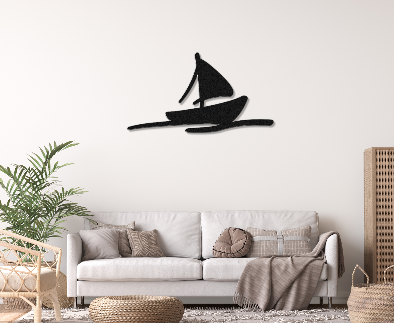 Sailboat Metal Wall Art