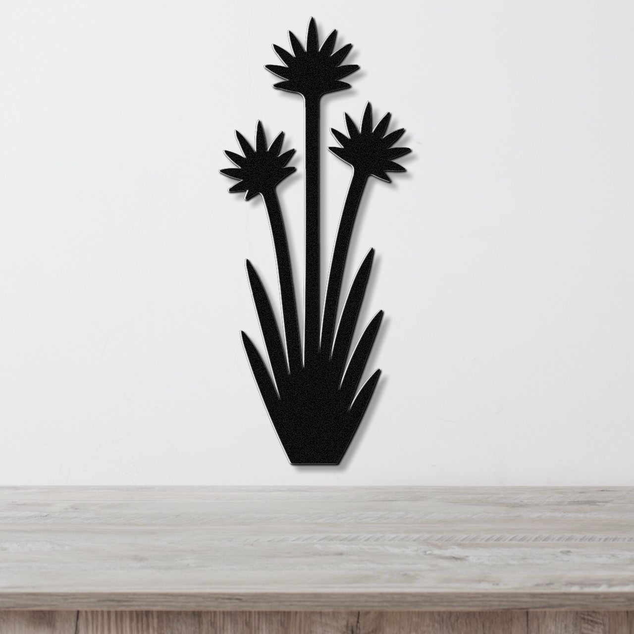 Blooming Yucca Metal Wall Art