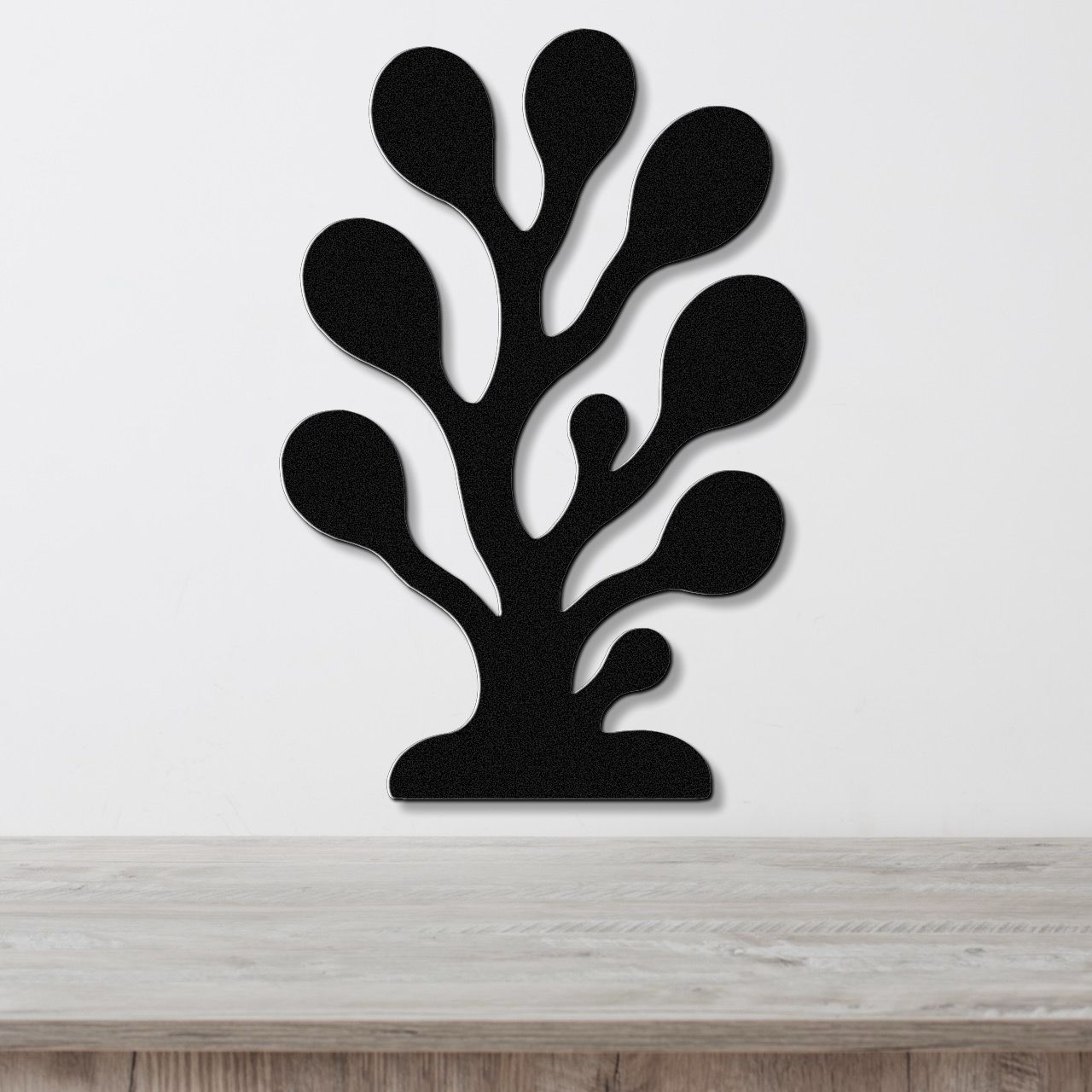 Coral Metal Wall Art