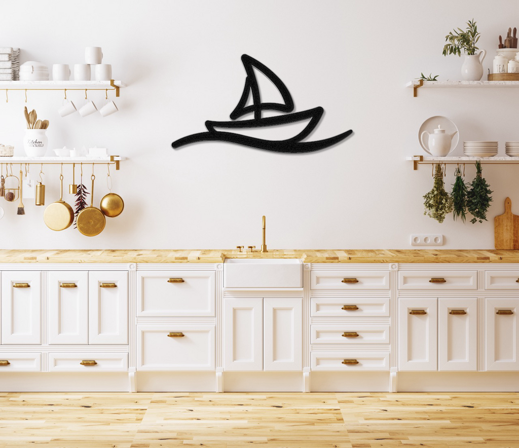 Sailboat Metal Wall Art