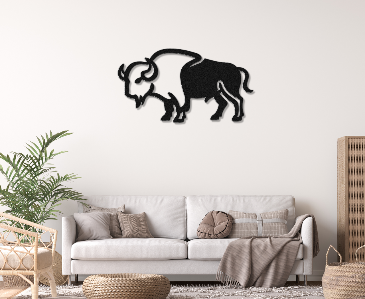 Buffalo Metal Wall Art