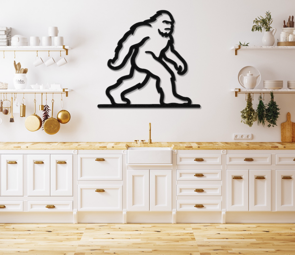 Bigfoot Metal Wall Art