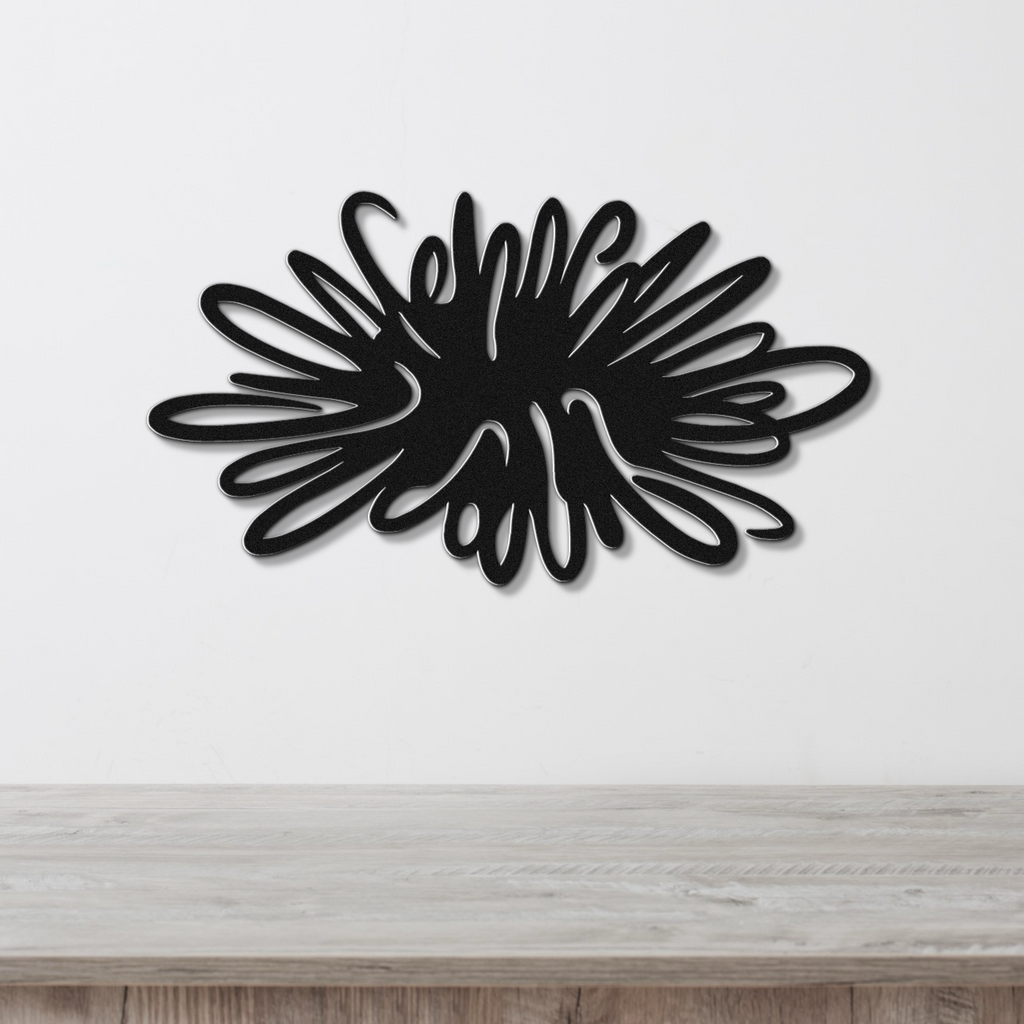 Sea Urchin Metal Wall Art