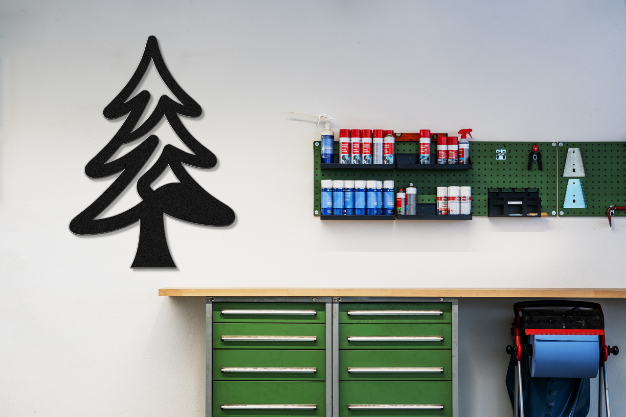 Pine Tree Metal Wall Art