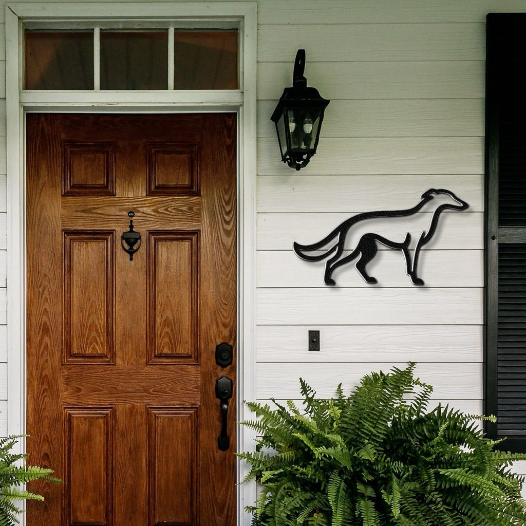 Borzoi Dog Metal Wall Art