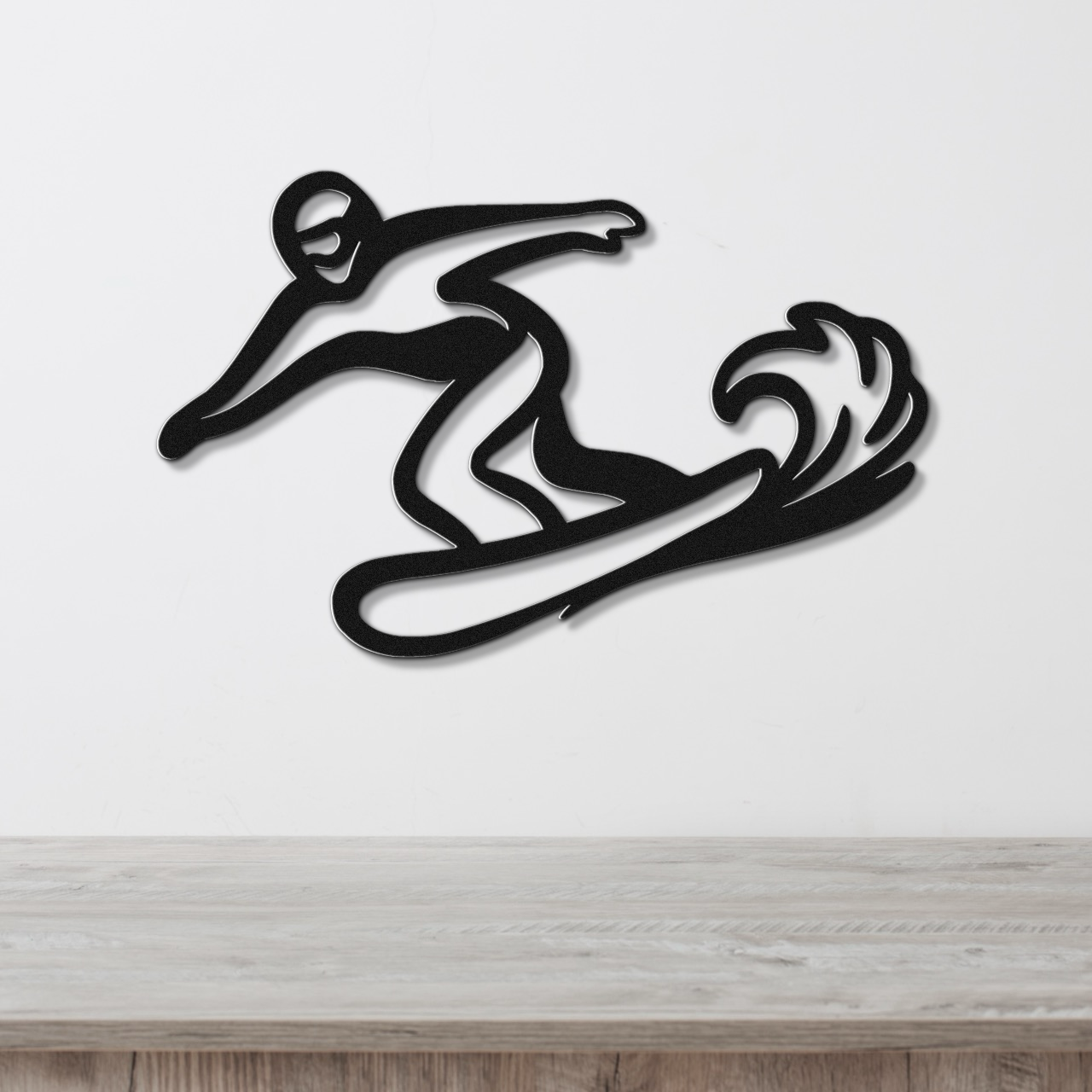 Snowboarding Metal Wall Art
