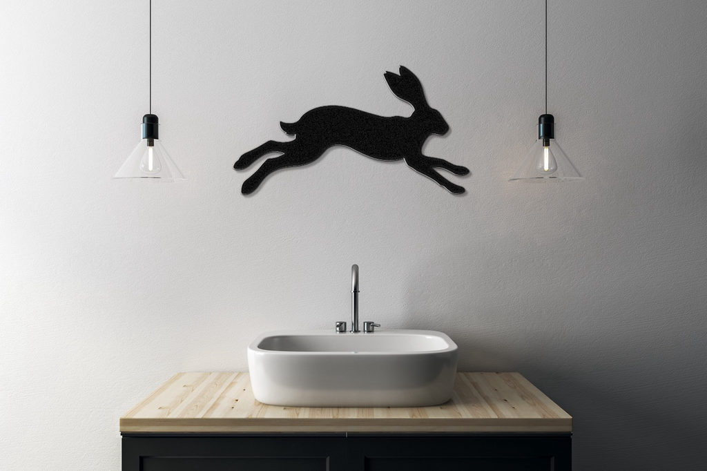 Jackrabbit Metal Wall Art