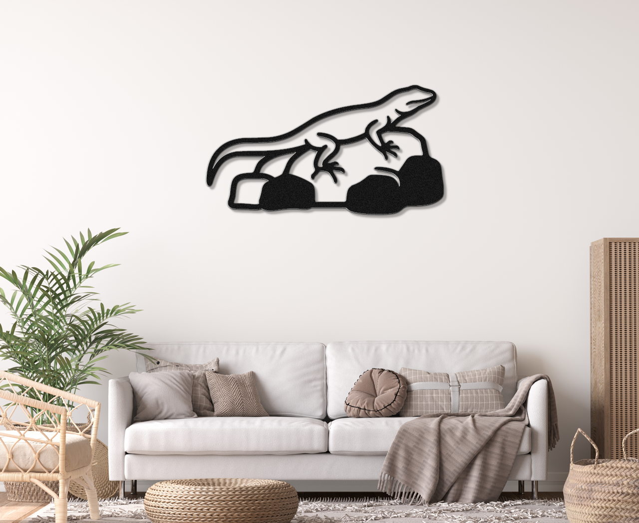 Lizard Metal Wall Art