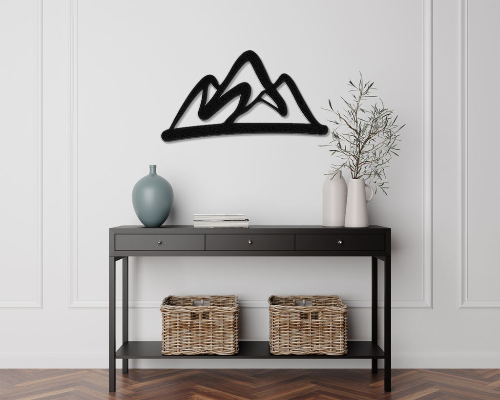 Mountains Metal Wall Art