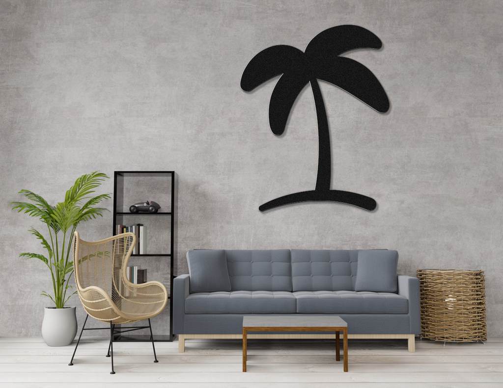 Palm Tree Metal Wall Art
