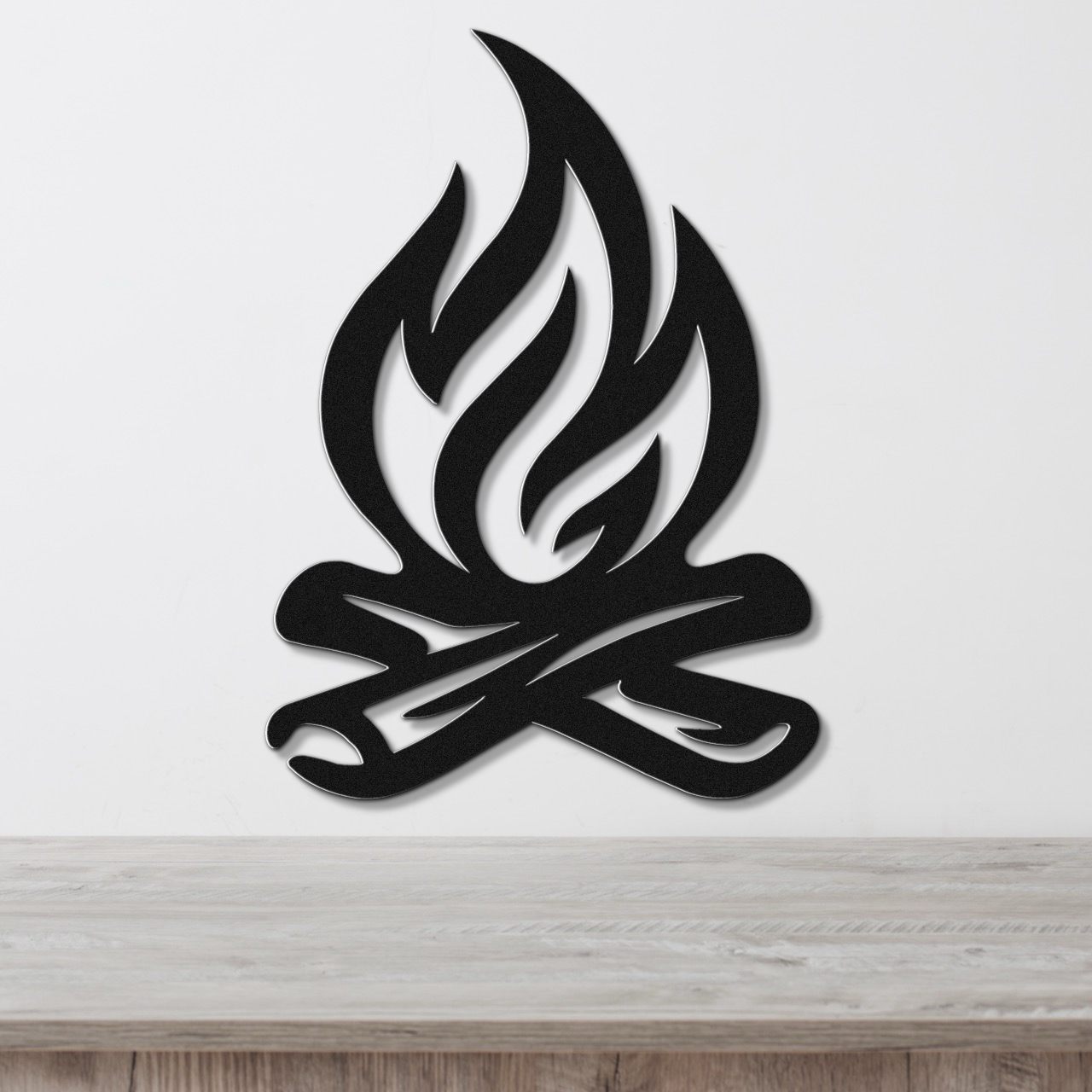 Campfire Metal Wall Art