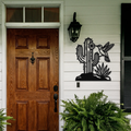Hummingbird and Saguaro Metal Wall Art