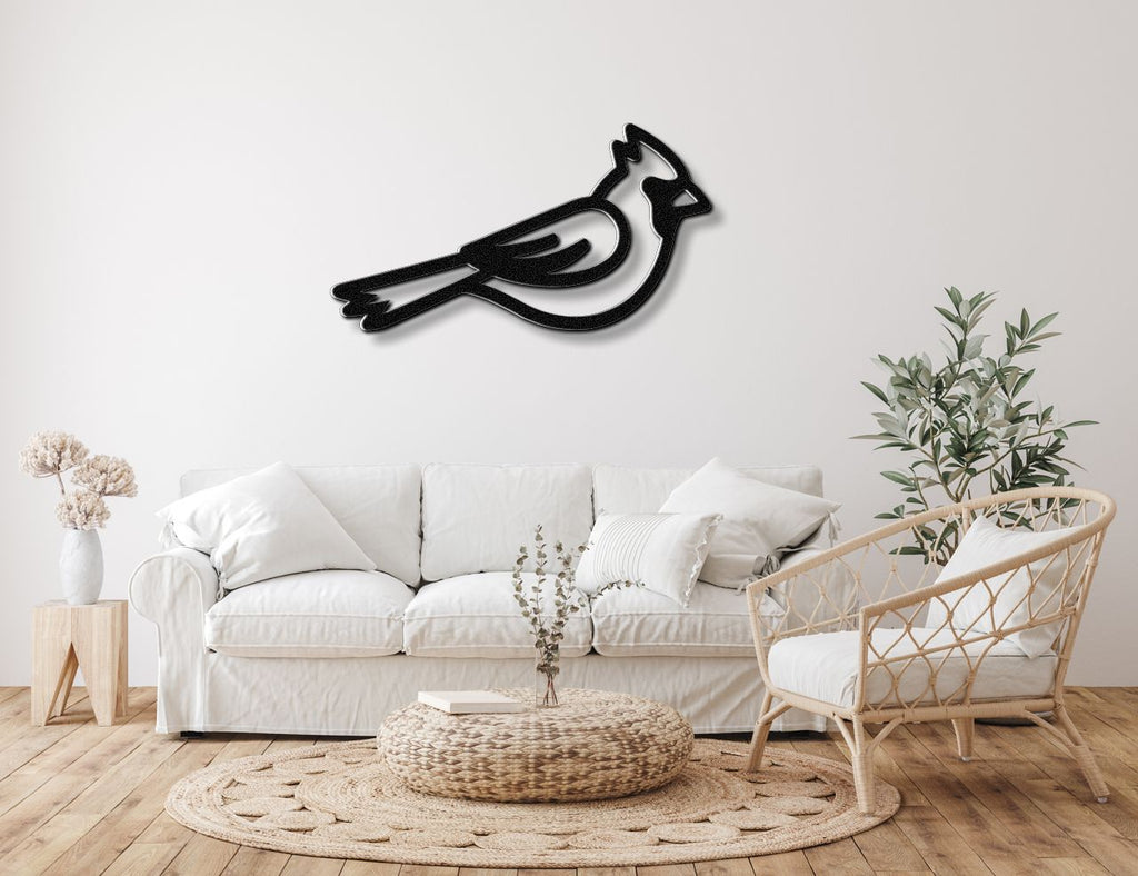 Cardinal Metal Wall Art