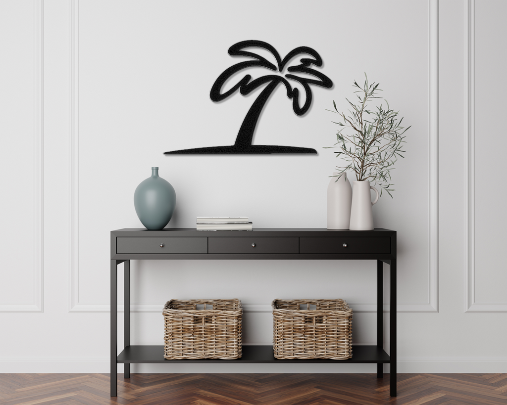 Palm Tree Metal Wall Art